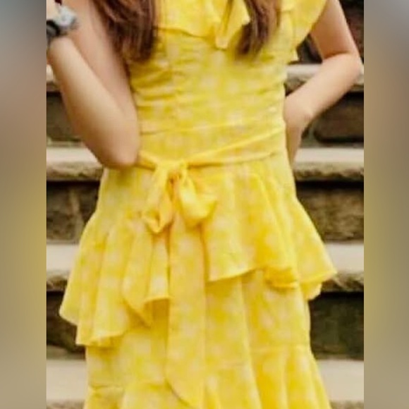 Yellow Ruffled Dress - Picture 6 of 6